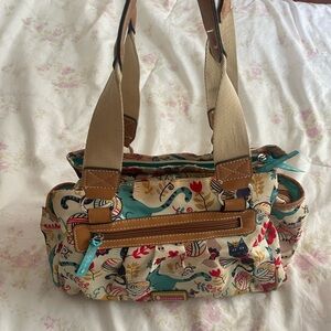 Lilybloom Cat Print Women's Bag